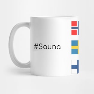 Sauna time - scandinavia Mug